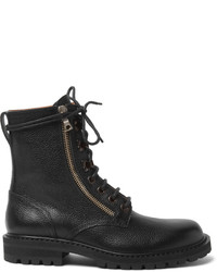 Мужские черные кожаные ботинки от Dries Van Noten