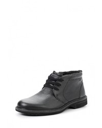 Мужские черные кожаные ботинки от Ecco