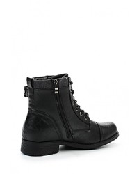 Мужские черные кожаные ботинки от Elong