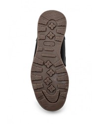 Мужские черные кожаные ботинки от Elong