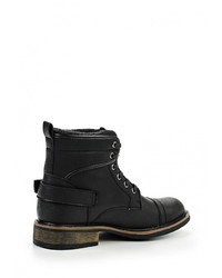 Мужские черные кожаные ботинки от Elong