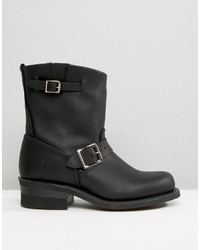 Женские черные кожаные ботинки от Frye