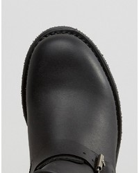 Женские черные кожаные ботинки от Frye