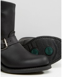 Женские черные кожаные ботинки от Frye