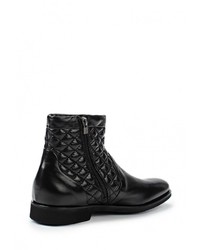 Мужские черные кожаные ботинки от Fabi