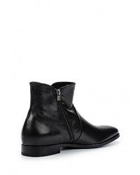 Мужские черные кожаные ботинки от Fabi