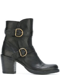 Женские черные кожаные ботинки от Fiorentini+Baker