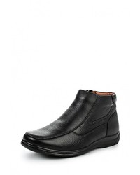 Мужские черные кожаные ботинки от Francesco Donni