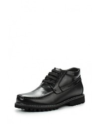 Мужские черные кожаные ботинки от Francesco Donni