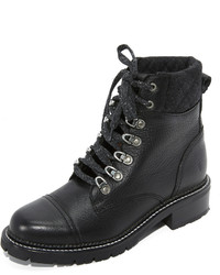Женские черные кожаные ботинки от Frye