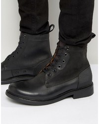 Мужские черные кожаные ботинки от G Star