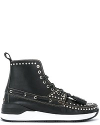 Мужские черные кожаные ботинки от Givenchy