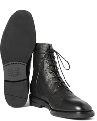 Мужские черные кожаные ботинки от Maison Margiela