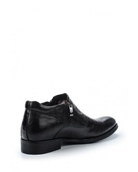 Мужские черные кожаные ботинки от iD! Collection