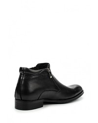 Мужские черные кожаные ботинки от iD! Collection