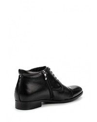 Мужские черные кожаные ботинки от iD! Collection