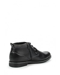 Мужские черные кожаные ботинки от iD! Collection