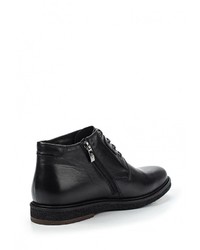 Мужские черные кожаные ботинки от iD! Collection