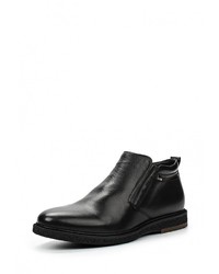 Мужские черные кожаные ботинки от iD! Collection