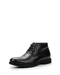 Мужские черные кожаные ботинки от iD! Collection