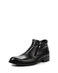 Мужские черные кожаные ботинки от iD! Collection