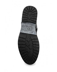 Мужские черные кожаные ботинки от Instreet