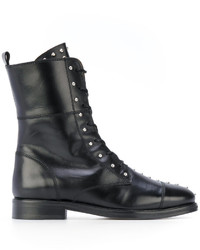 Женские черные кожаные ботинки от IRO