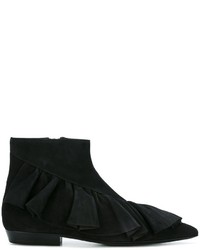 Женские черные кожаные ботинки от J.W.Anderson