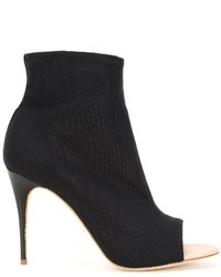 Женские черные кожаные ботинки от Jerome Rousseau