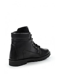 Мужские черные кожаные ботинки от Jomix