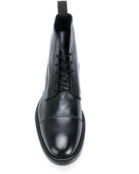 Мужские черные кожаные ботинки от Paul Smith