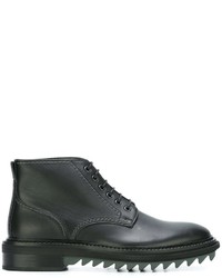 Мужские черные кожаные ботинки от Lanvin