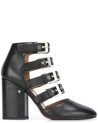 Женские черные кожаные ботинки от Laurence Dacade