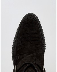 Мужские черные кожаные ботинки от Religion