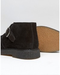 Мужские черные кожаные ботинки от Religion