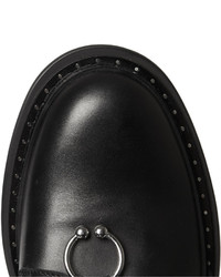 Мужские черные кожаные ботинки от Neil Barrett