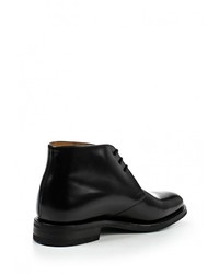 Мужские черные кожаные ботинки от Loake