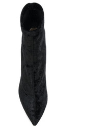 Женские черные кожаные ботинки от Jimmy Choo