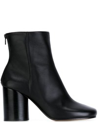 Женские черные кожаные ботинки от Maison Margiela