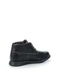 Мужские черные кожаные ботинки от Montefiori