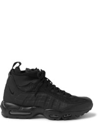 Мужские черные кожаные ботинки от Nike