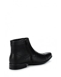 Мужские черные кожаные ботинки от Nine Lines