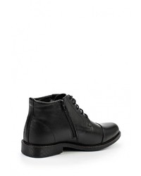 Мужские черные кожаные ботинки от Nine Lines