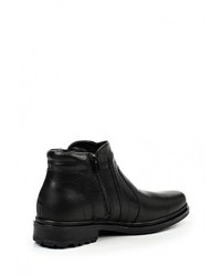 Мужские черные кожаные ботинки от Nine Lines