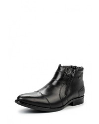 Мужские черные кожаные ботинки от Nine Lines