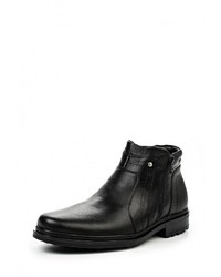 Мужские черные кожаные ботинки от Nine Lines