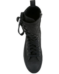 Женские черные кожаные ботинки от Ann Demeulemeester
