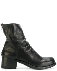 Женские черные кожаные ботинки от Officine Creative