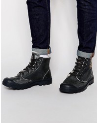 Мужские черные кожаные ботинки от Palladium