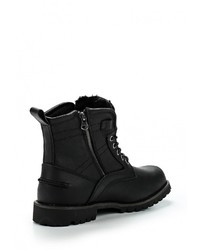 Мужские черные кожаные ботинки от Patrol